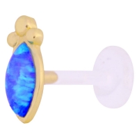 Golden albastru Bindi Opal