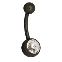 Piercing in buric cu strasuri