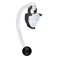 Piercing in buric Hanging mic inima Intimate