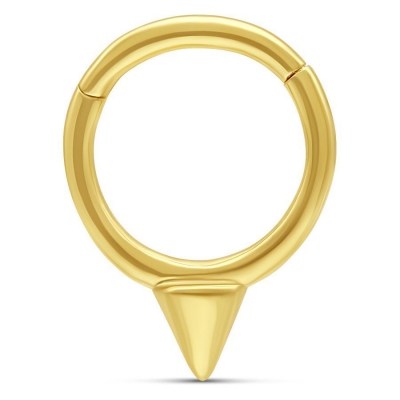 14k con Hinged inel