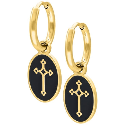 Cercei mic Vintage cruce