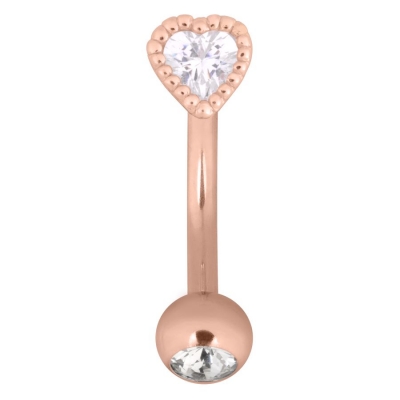 Piercing micro Piercing in buric inima