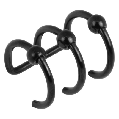 Three Barbells mare Earcuff