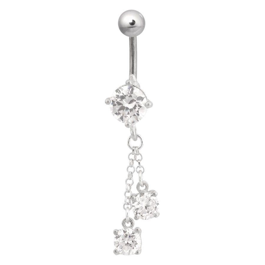 argint Setting cristal Pendants