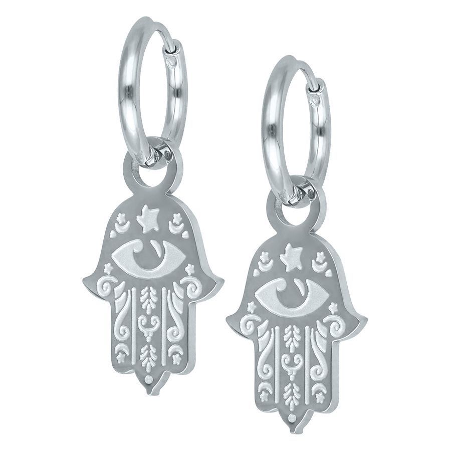 Cercei mic Hamsa Hand