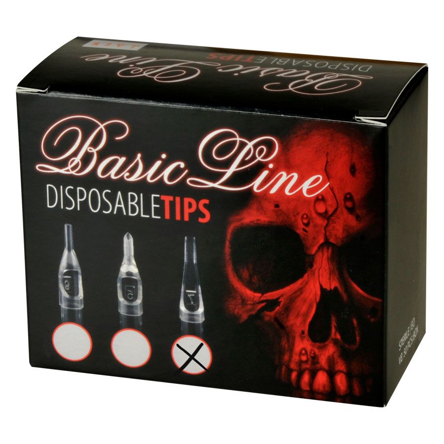 Disposable Clear Short Tip Flat