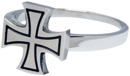 mare Templar cruce - otel chirurgical Basicline - Inele