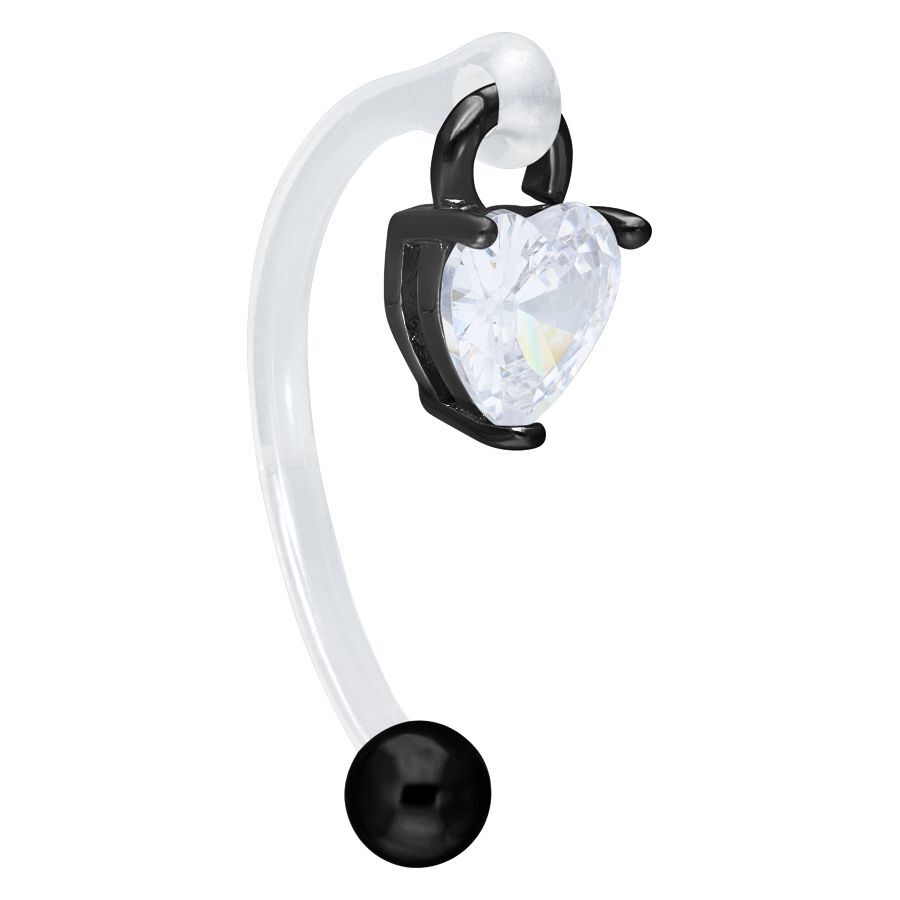 Piercing in buric Hanging mic inima Intimate