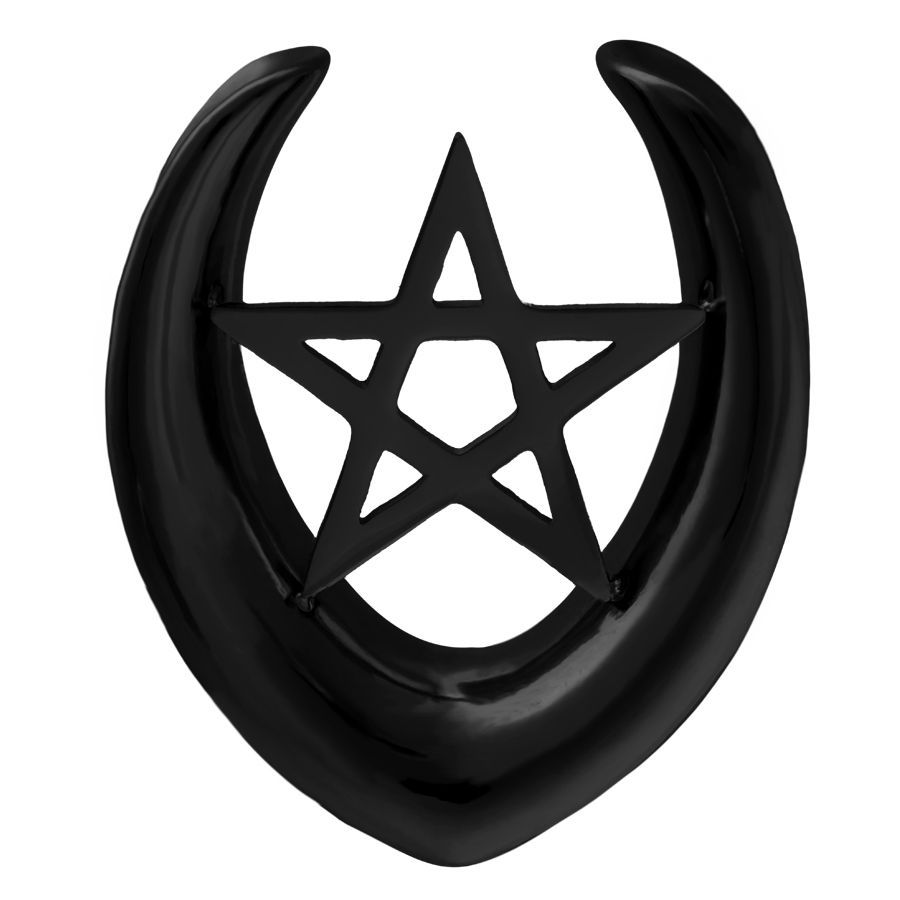 ureche Saddles negru Pentagram