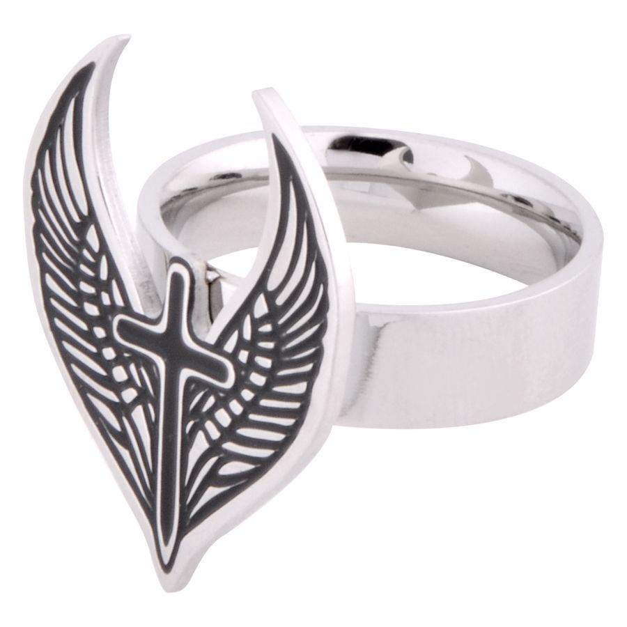 Winged cruce inel